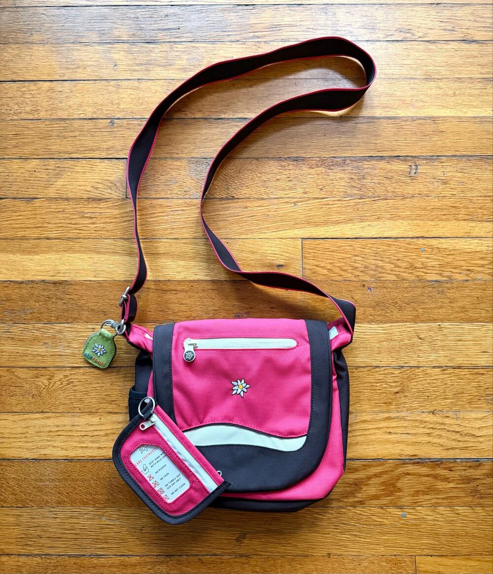 SHERPANI Pink/Brown 'Milli' Crossbody Bag (NWOT)